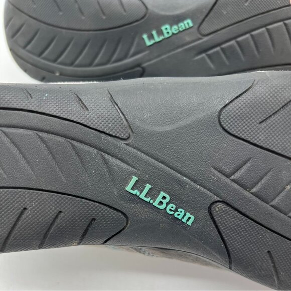 L.L.Bean Womens Beansport Feldspar Athletic Shoes 11M Gray Suede Activewear - Picture 7 of 8